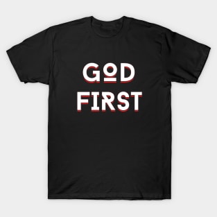 God First | Christian Typography T-Shirt